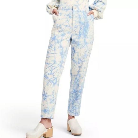 Rachel Comey x Target Blue Marble High Rise Tapered Jeans 2 NWT - Picture 1 of 13